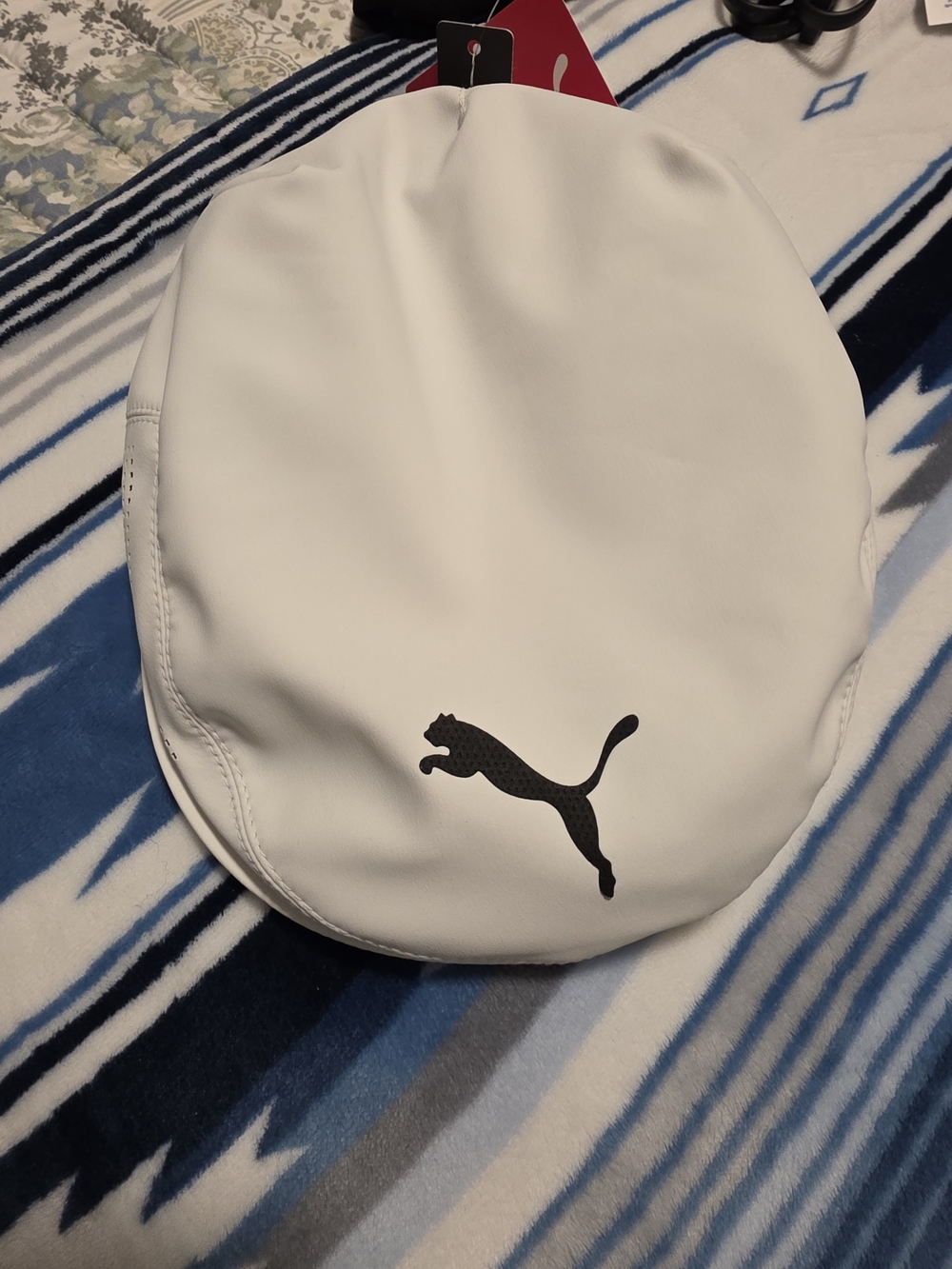Puma Mens "Tour Driver Cap" White Size Lrg/Xl